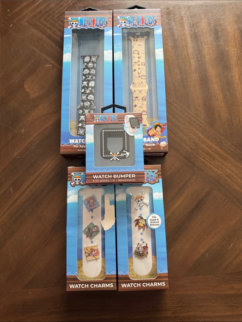 NIB One Piece by OnePeg Apple Watch Accessory Mega Set - Bands & Charms